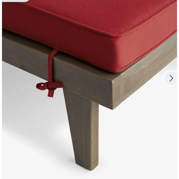 The Company Store Sunbrella® Chaise Lounge Cushion in Sapphire 75”x23”x3”. New! - Picture 4 of 6